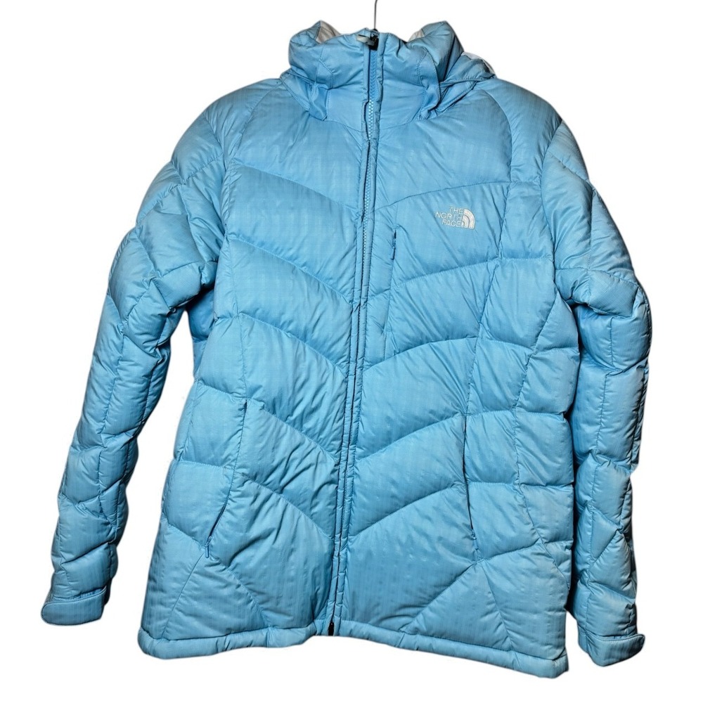 The North Face Sky Blue Quilted Utility Jacket